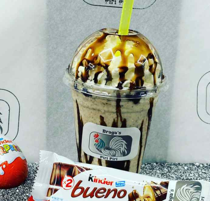 Refreshing Milkshakes Served at Bragas Piri Piri Bearsden